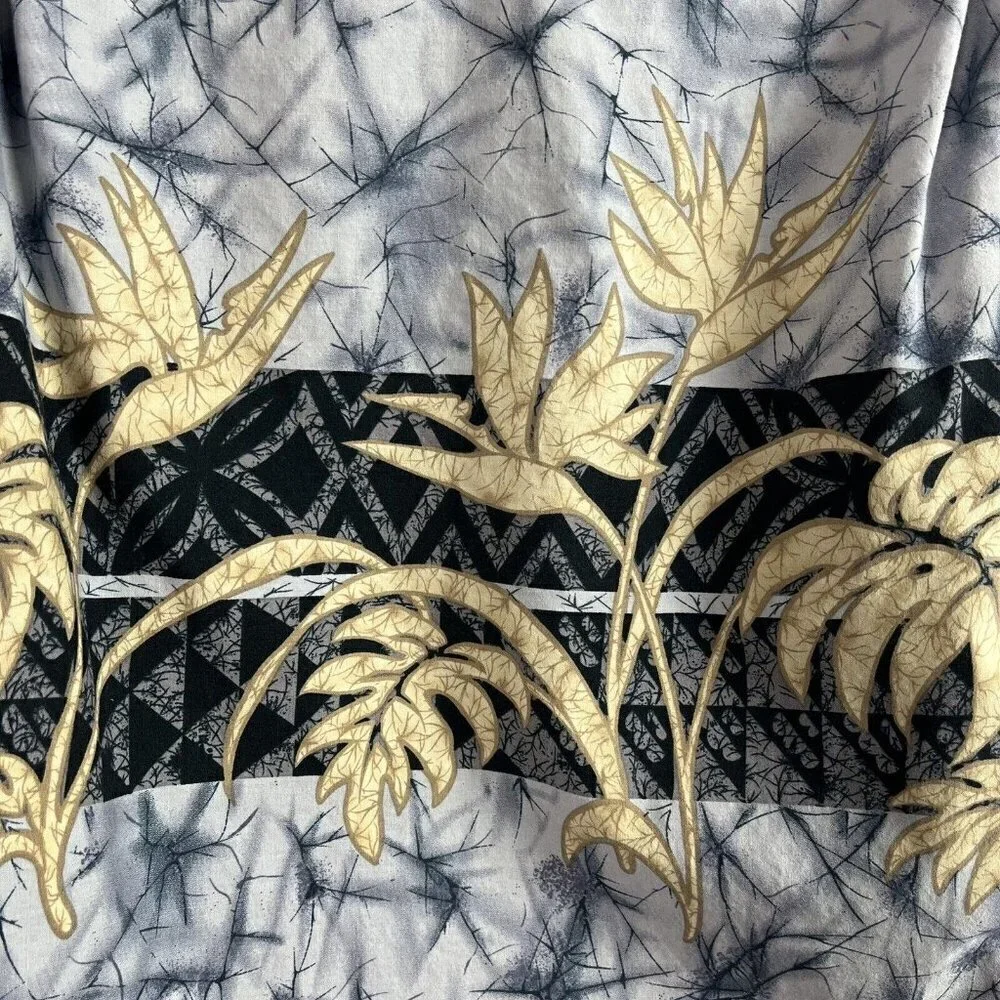 Winnie Fashion Mens Hawaiian Shirt Floral Abstract Large - Picture 6 of 7